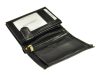 Rovicky N4-RVT RFID sötét barna férfi bőr pénztárca 9,8 x 12,5 cm
