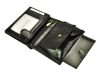 Rovicky N4-RVT RFID sötét barna férfi bőr pénztárca 9,8 x 12,5 cm