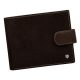 Rovicky N992L-RVT RFID barna férfi marhabőr pénztárca 12.5 x 9.5 x 2.5 cm