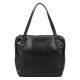 Pierre Cardin 5335 EDF fekete női bőr válltáska 38 x 29 x 13 cm