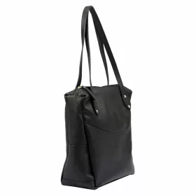   Pierre Cardin 5335 EDF fekete női bőr válltáska 38 x 29 x 13 cm