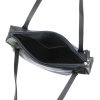 Pierre Cardin 5335 EDF fekete női bőr válltáska 38 x 29 x 13 cm