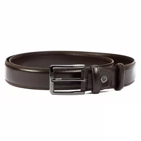   Pierre Cardin 140221/140202 barna férfi marhabőr öv 125 x 3.5 cm