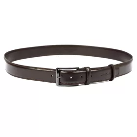   Pierre Cardin 140221/140202 barna férfi marhabőr öv 125 x 3.5 cm