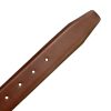 VerMari PM-35 barna férfi marhabőr öv 125 X 3.5 cm