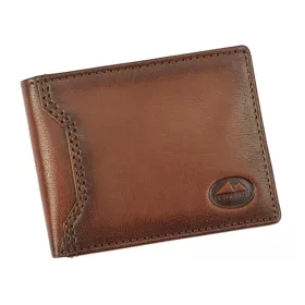   EL FORREST 916/A-29 RFID barna férfi bőr pénztárca 11 x 8.5 x 2.5 cm