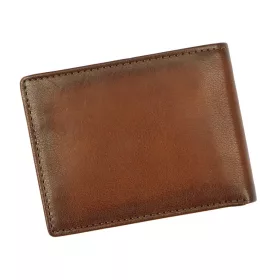   EL FORREST 916/A-29 RFID barna férfi bőr pénztárca 11 x 8.5 x 2.5 cm