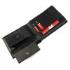 Pierre Cardin EKO17 8806 RFID fekete férfi marhabőr pénztárca 12.5 x 9.5 x 2.8 cm