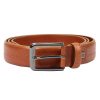 Pierre Cardin GF 8004 barna marhabőr öv 3.5 cm
