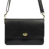 Pierre Cardin 4236 GNC AVANC fekete női bőr válltáska, oldaltáska 32 x 21 x 10 cm