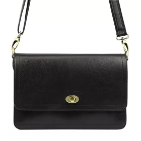   Pierre Cardin 4236 GNC AVANC fekete női bőr válltáska, oldaltáska 32 x 21 x 10 cm