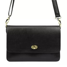   Pierre Cardin 4236 GNC AVANC fekete női bőr válltáska, oldaltáska 32 x 21 x 10 cm