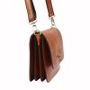 Pierre Cardin 4236 GNC AVANC barna női bőr válltáska, oldaltáska 32 x 21 x 10 cm