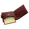 Valentini 306 04E barna férfi bőr pénztárca 11.5 x 9.5 x 1.8 cm