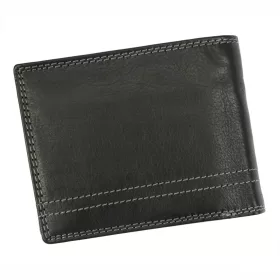   Roncato 185-61 fekete férfi bőr pénztárca 12.5 x 9.5 x 3 cm