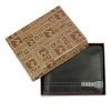 Roncato 185-61 fekete férfi bőr pénztárca 12.5 x 9.5 x 3 cm