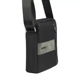   Roncato 46-64-84 fekete férfi oldaltáska, válltáska 22 x 24 x 8 cm