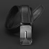 Pierre Cardin 555 HY08 fekete férfi marhabőr öv 3.5 cm