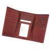 Cavaldi H23-2-DBF piros női bőr pénztárca 14,5 x 9 cm