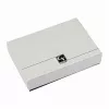 Cavaldi kisméretű, mintás piros női lakk bőr pénztárca 14,5×9 cm