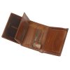 Mato Grosso 0701/17-20 RFID barna férfi bőr pénztárca 9.5 x 12.5 x 3.5 cm