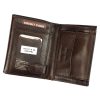 Mato Grosso 0701/17-25 RFID barna férfi bőr pénztárca 9.5 x 12.5 x 3 cm
