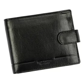   Mato Grosso 0709/17-60 RFID fekete férfi bőr pénztárca 12.5 x 9.5 x 3 cm