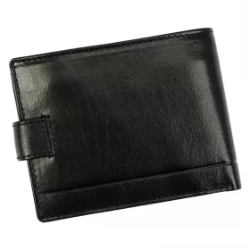   Mato Grosso 0709/17-60 RFID fekete férfi bőr pénztárca 12.5 x 9.5 x 3 cm