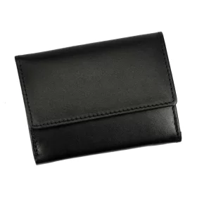   EL FORREST 245-67 RFID fekete női bőr pénztárca 10 x 7.5 x 2.5 cm