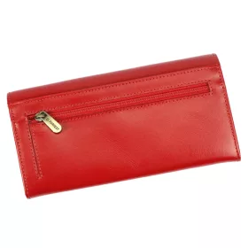   EL FORREST 812-47 RFID piros női bőr pénztárca 18.5 x 9 x 3 cm