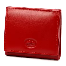   EL FORREST 917-47 RFID piros női bőr pénztárca 10 x 8.5 x 2 cm