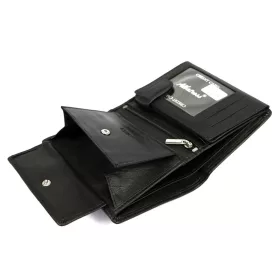   Albatross E-02 fekete férfi bőr pénztárca 9.5 x 12.5 x 2.5 cm