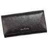 Pierre Cardin fekete, női bőr pénztárca 19 × 10,5 cm