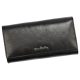Pierre Cardin fekete, női bőr pénztárca 19 × 10,5 cm