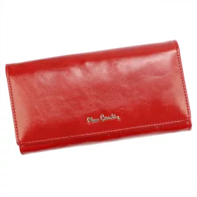   Pierre Cardin 06 ITALY 121 piros női bőr pénztárca 19 x 10,5 cm