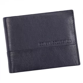   Coveri 1906 1226 kék férfi bőr pénztárca 12.5 x 9.8 x 2.8 cm