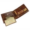 Charro TRENTO 1123 konyakbarna férfi bőr pénztárca 12.5 x 9.5 x 3 cm