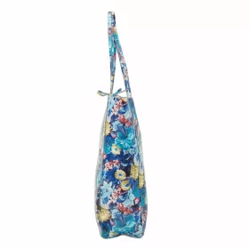   Patrizia 419-013-03 FL fehér-piros női bőr kézitáska, shopper 38 x 37 x 13 cm