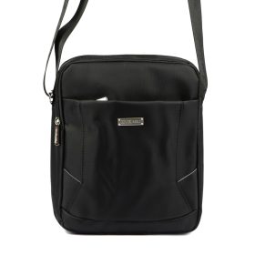   Coveri World CW7063 fekete férfi oldaltáska, válltáska 23 x 26 x 8 cm