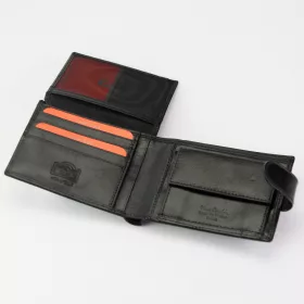   Pierre Cardin YS520.1 8806A RFID fekete férfi valódi bőr pénztárca 12.5 x 9 x 3 cm