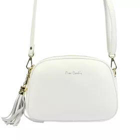   Pierre Cardin 4500 FTT fehér női bőr válltáska 23.5 x 16.5 x 9 cm