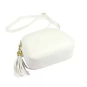   Pierre Cardin 4500 FTT fehér női bőr válltáska 23.5 x 16.5 x 9 cm