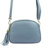 Pierre Cardin 4500 FTT türkiz női bőr válltáska 23.5 x 16.5 x 9 cm