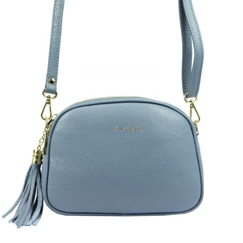 Pierre Cardin 4500 FTT türkiz női bőr válltáska 23.5 x 16.5 x 9 cm