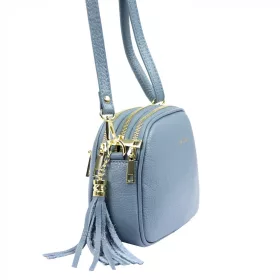   Pierre Cardin 4500 FTT türkiz női bőr válltáska 23.5 x 16.5 x 9 cm