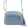 Pierre Cardin 4500 FTT türkiz női bőr válltáska 23.5 x 16.5 x 9 cm