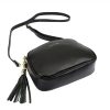 Pierre Cardin 4500 FTT fekete női bőr válltáska 23.5 x 16.5 x 9 cm