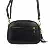 Pierre Cardin 4500 FTT fekete női bőr válltáska 23.5 x 16.5 x 9 cm