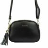 Pierre Cardin 4500 FTT fekete női bőr válltáska 23.5 x 16.5 x 9 cm