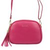 Pierre Cardin 4500 FTT magenta női bőr válltáska 23.5 x 16.5 x 9 cm